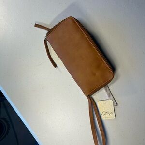 Free People Tan Leather Men's Wallet